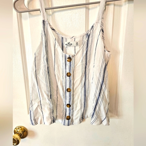 Hollister Tops - Hollister Crop Tank Top size XS striped